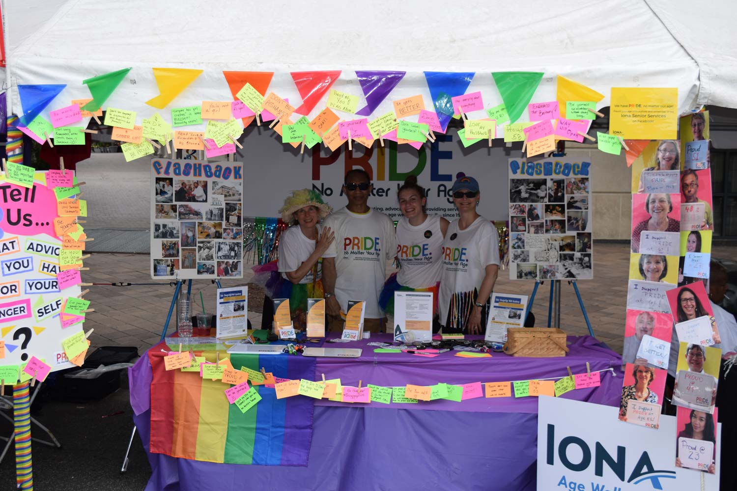 Iona hosted our very first booth in the Capital Pride Festival in June 2015. We asked attendees to share advice to their younger selves and received more than 200 responses!