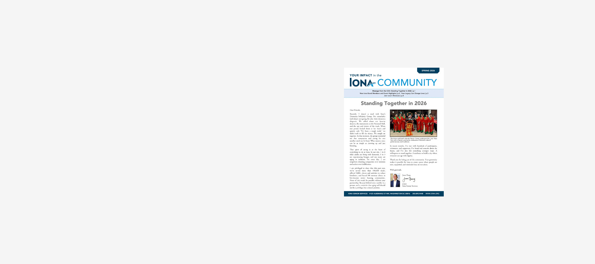 spring newsletter website slider image